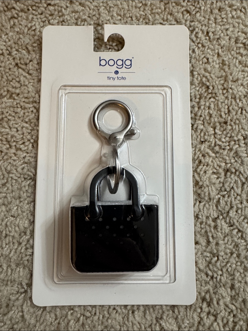 Bogg Tiny Tote Keychain Accessory - Black